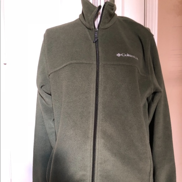 green columbia fleece jacket